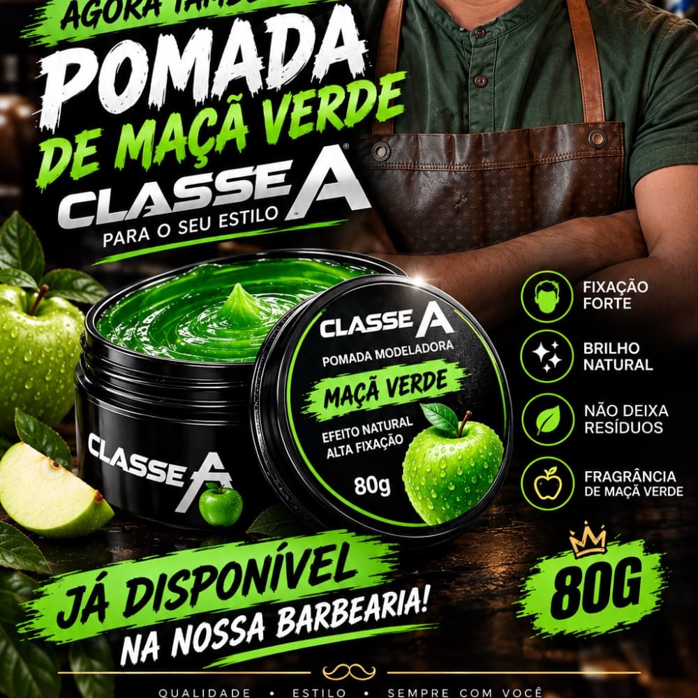 Pomada maçã verde
