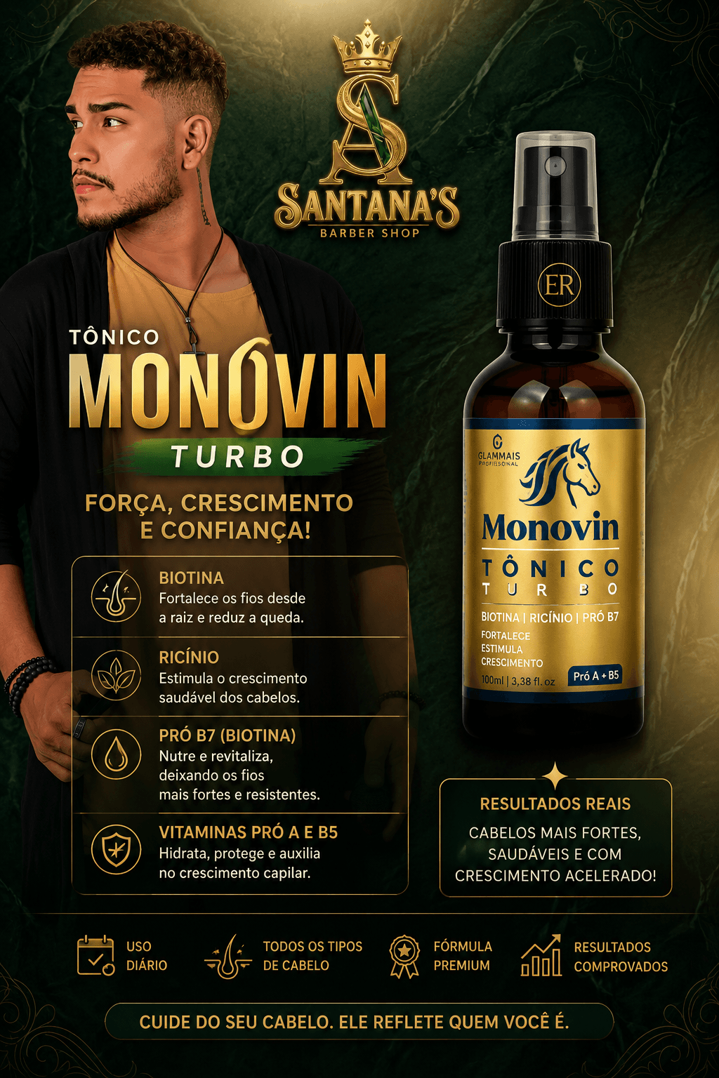 Monovin Tônico Turbo 100 ml